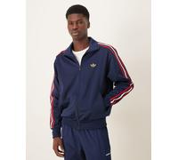 adidas Originals - Firebird - Top sportivo blu navy e rosso-Viola S