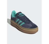 adidas Originals - Gazelle Bold - Scarpe blu navy ombra / menta acida 40