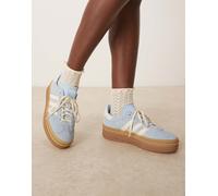 adidas Originals - Gazelle Bold - Sneakers azzurre e bianche-Blu 39 1/3