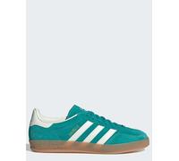 adidas Originals - Gazelle Indoor - Scarpe verde-azzurro puro / bianco sporco / oro-Blu 43 1/3