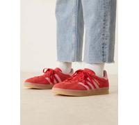 adidas Originals - Gazelle Indoor - Sneakers rosse e rosa-Rosso 42 2/3