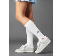 adidas Originals - Gazelle - Scarpe da golf senza tacchetti color alluminio e bianco-Neutro 42 2/3
