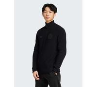 adidas Originals - Germany Anniversary - Felpa nera in maglia con zip corta-Nero XL