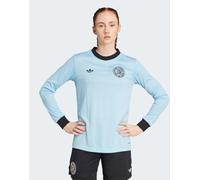 adidas Originals - Germany Anniversary - Maglietta a maniche lunghe in jersey blu e nera 2XS