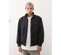 adidas Originals - Giacca bomber oversize in nylon nera-Nero M