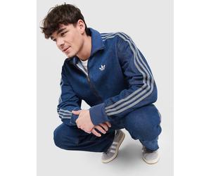adidas Originals Giacca della Tuta Firebird Denim, blu XL