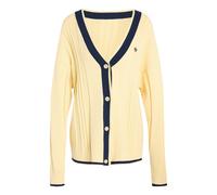 CARDIGAN IN MAGLIA A TRECCE Warm Vanilla 2XS