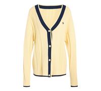 ADIDAS ORIGINALS Giacchetta 'CABLE KNIT' navy / giallo chiaro Donna - Abbigliamento - Taglie comode - Pullover e cardigan - Cardigan ADIDAS ORIGINALS S