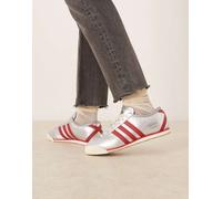 adidas Originals - Italia - Sneakers argento metallizzato e rosse 36