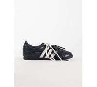 adidas Originals Japan sneakers nere e bianche con doppi lacci-Nero 42 2/3