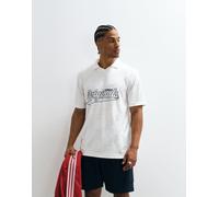 ADIDAS ORIGINALS Maglietta grigio / nero / bianco Uomo ADIDAS ORIGINALS L