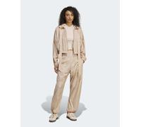 adidas Originals - Joggers color perla cenere con fascia in vita-Rosa M