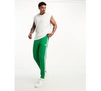 adidas Originals - Joggers verdi e bianchi-Verde S