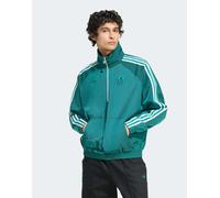 adidas Originals - Liverpool FC Terrace Icons - Giacca verde mare con zip corta L