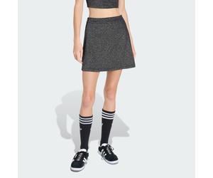 ADIDAS ORIGINALS LUREX® MINI SKIRT Black / Silver Metallic S