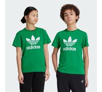 ADIDAS ORIGINALS Maglietta 'Adicolor Trefoil' abete / bianco, Taglia 164
