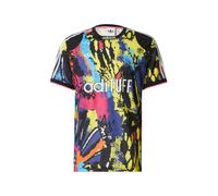 ADIDAS ORIGINALS Maglietta 'Archive' blu / giallo limone / rosa chiaro / nero, Taglia S