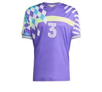ADIDAS ORIGINALS Maglietta 'Nuwave 90s' crema / blu chiaro / giallo chiaro / lavanda, Taglia S