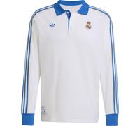 Polo a maniche lunghe Terrace Icons Real Madrid White / Blue Bird M