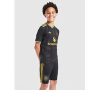 adidas Originals Manchester United FC 2025/26 Pantaloncino Terza Maglia Junior, Nero 13-14Y