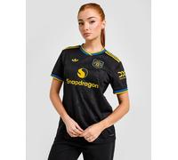 adidas Originals Manchester United FC 2025/26 Terza Maglia Donna, Nero XS