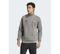 adidas Originals - Manchester United Terrace Icons - Top nero con zip corta M