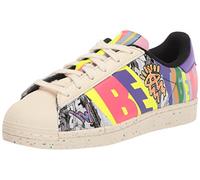 adidas Originals Men's Superstar Sneaker, Cream White/Cream White/Black (Pride), 10