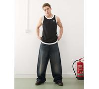 adidas Originals - Mockeyelet - Canotta nera-Nero 2XL