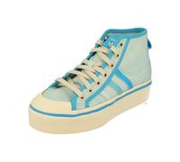 adidas Originals Nizza Platform Mid - Scarpe da ginnastica da donna, Blu Bianco Gx4604, 37 1/3 EU