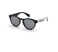 Adidas Originals Or0025 Sunglasses Unisex Nero Rotondo Grey 52mm
