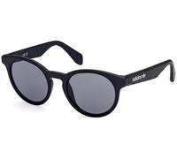 Adidas Unisex OR0056 02A Occhiali da sole Iniettato Nero Grigio Rotonda Normale