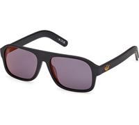 Adidas Originals OR0141 02G, Nero, Plastic, Unisex occhiali da sole 55