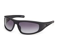 Adidas Sport Unisex Adidas Sport OR0142 02B Occhiali da sole Iniettato Nero Fumo Rotonda Normale