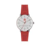 ADIDAS ORIGINALS Orologio analogico 'CODE ONE' rosso / argento Uomo ADIDAS ORIGINALS One Size rosso / argento