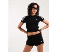 adidas Originals - Pantaloncini all'uncinetto neri-Nero L