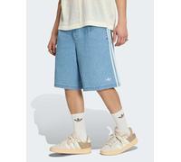 adidas Originals - Pantaloncini chino di jeans azzurri-Blu 23 IN