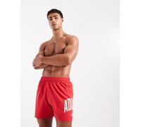 adidas Originals - Pantaloncini da bagno rossi-Rosso XS