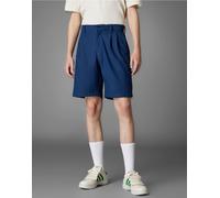 adidas Originals - Pantaloncini da golf a pieghe blu indaco notte in maglia twistknit 36in