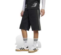 Adidas Originals - Pantaloncini in denim Firebird da donna, colore: Nero