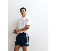 adidas Originals - Pantaloncini sprinter blu navy con tre strisce XS