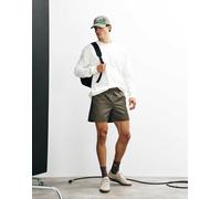 adidas Originals - Pantaloncini sprinter color kaki con tre strisce-Verde M