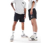 adidas Originals - Pantaloncini unisex nero slavato con logo S