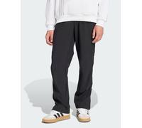 adidas Originals - Pantaloni neri con zip e pannello laterale in rete-Nero M