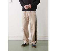 adidas Originals - Pantaloni sportivi ampi in rete color kaki pietra-Neutro L