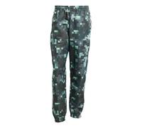 adidas Originals x Minecraft - Pantaloni sportivi verdi e argento con stampa XS
