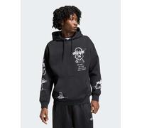 adidas Originals - Peter Moore - Felpa con cappuccio nera-Nero 2XL