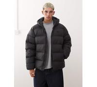 adidas Originals - Piumino nero tono su tono con cappuccio XL