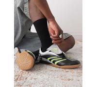 adidas Originals - Predator Sala - Sneakers nere e verdi-Nero 46 2/3