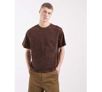 adidas Originals - Premium Essentials - T-shirt marrone caffè slavato XL