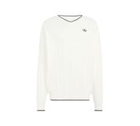 ADIDAS ORIGINALS Pullover grigio / bianco Uomo - Abbigliamento - Pullover e cardigan - Pullover - Pullover con scollo a V ADIDAS ORIGINALS XL-XXL